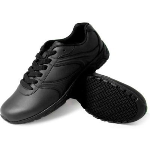 Lfc, Llc Genuine Grip® Women's Athletic Plain Toe Sneakers, Size 8.5W, Black 130-8.5W